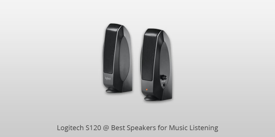 logitech s120 speakers for music listening