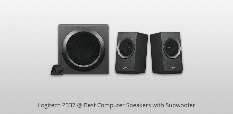 logitech z337 computer speakers with subwoofer