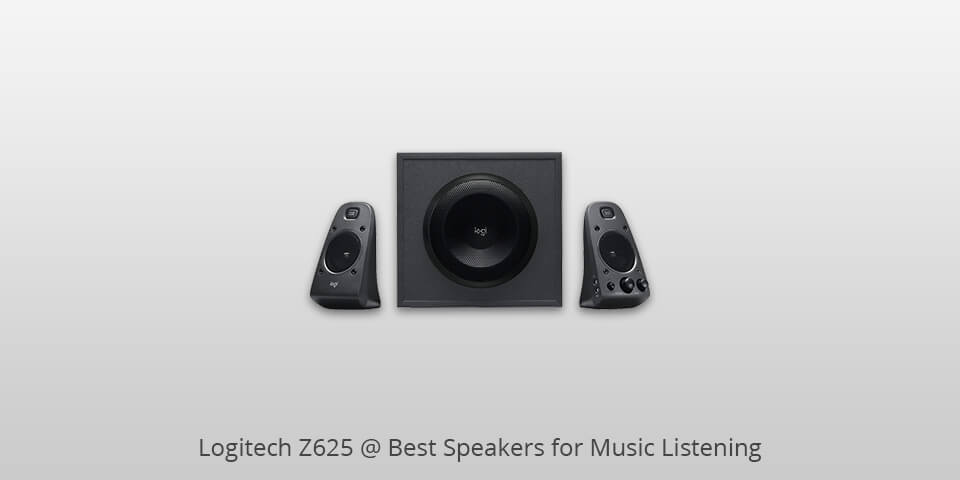 logitech z625 speakers for music listening