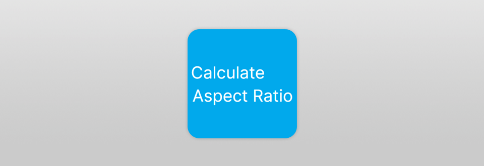 calculate aspect ratio logo