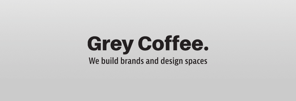 grey coffee review logo