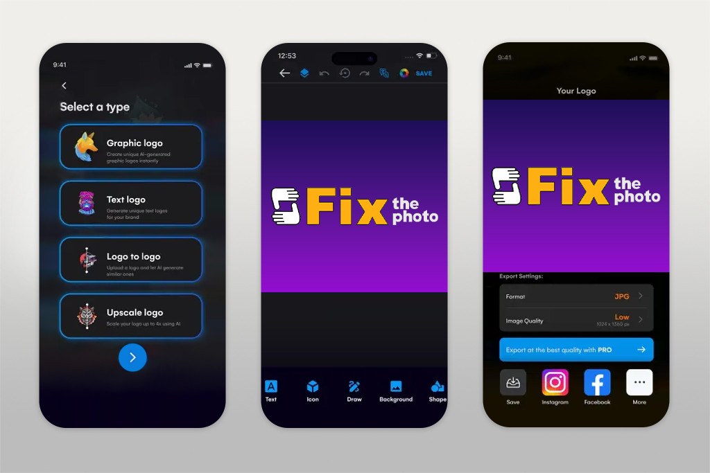 logo maker ai design creator logo design app