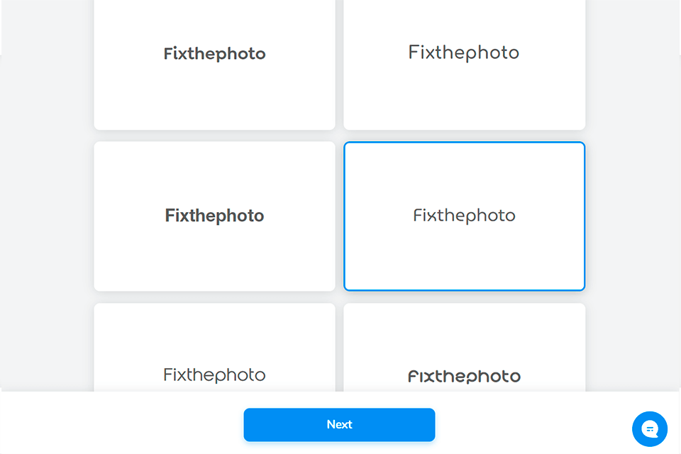 logobly choosing fonts