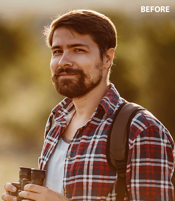 long hair filter for guys app