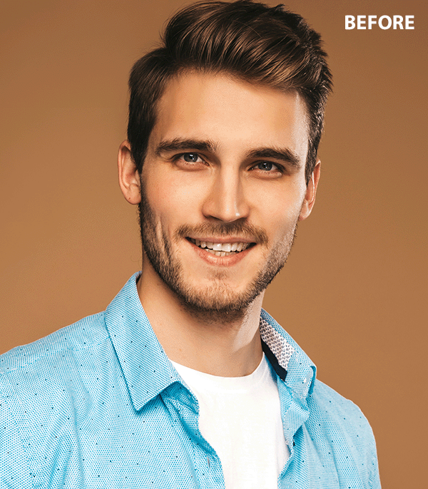 long hair filter for guys