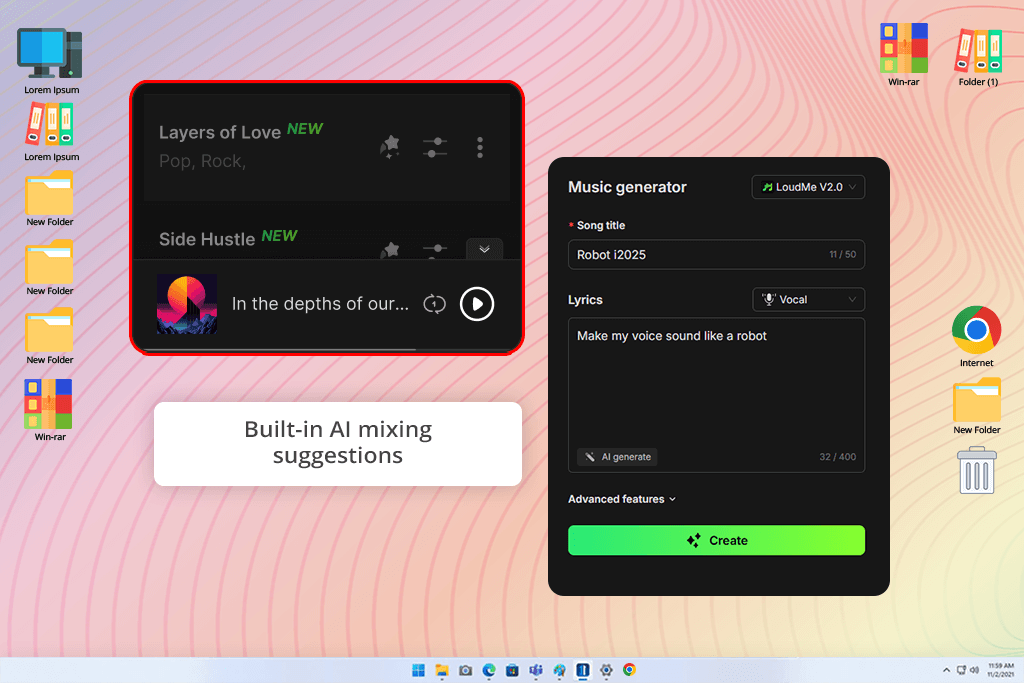 loudme ai sound effect generator