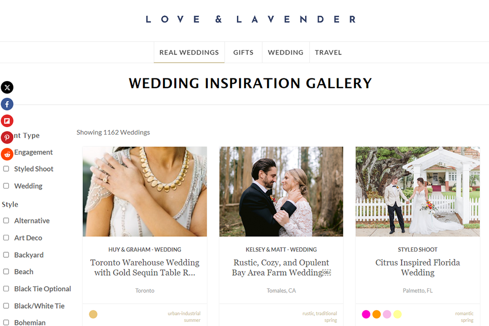 loveandlavender wedding blog