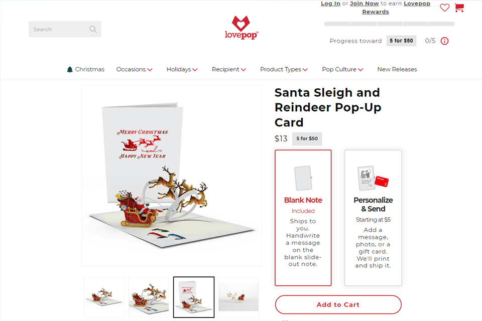 lovepop holiday card maker