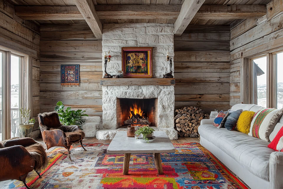 low contrast cozy