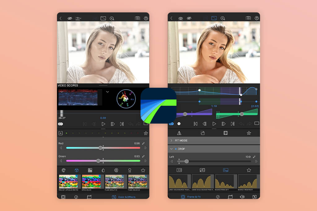 lumafusion video color correction app