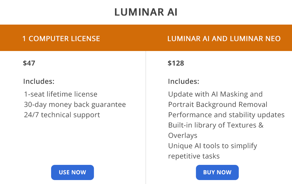 luminar ai السعر