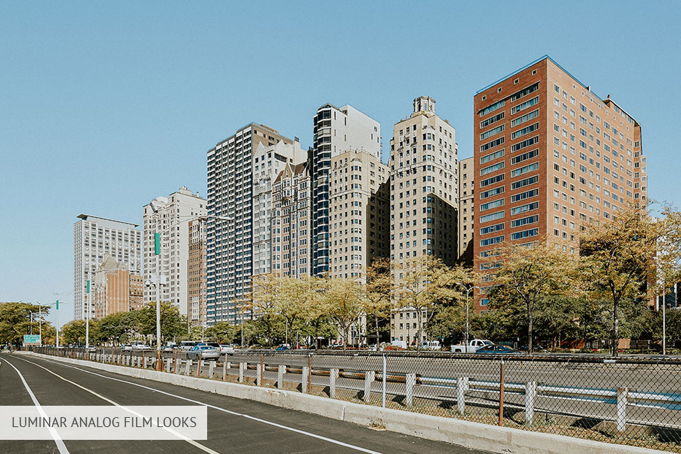 فيلم التناظرية luminar يبدو