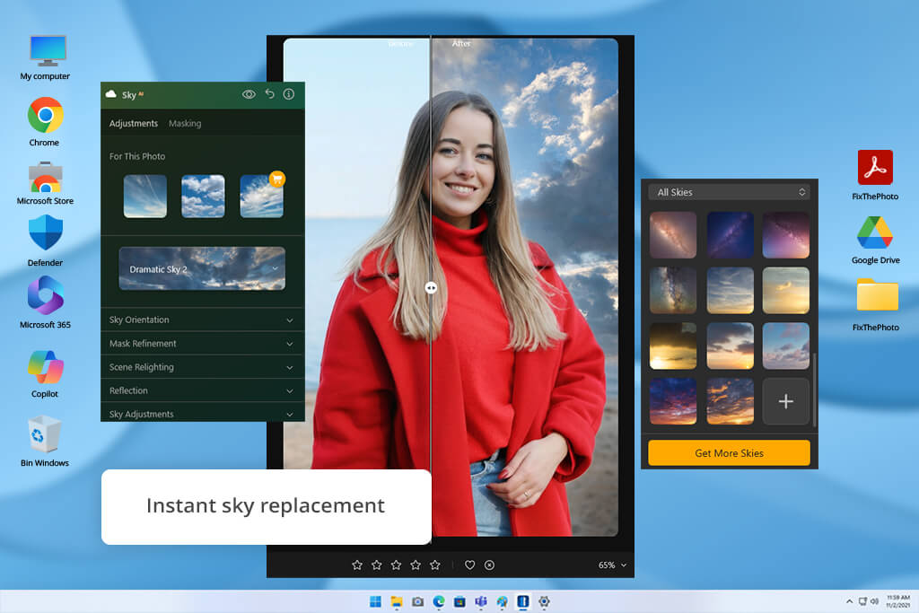 luminar discounts sky replacement
