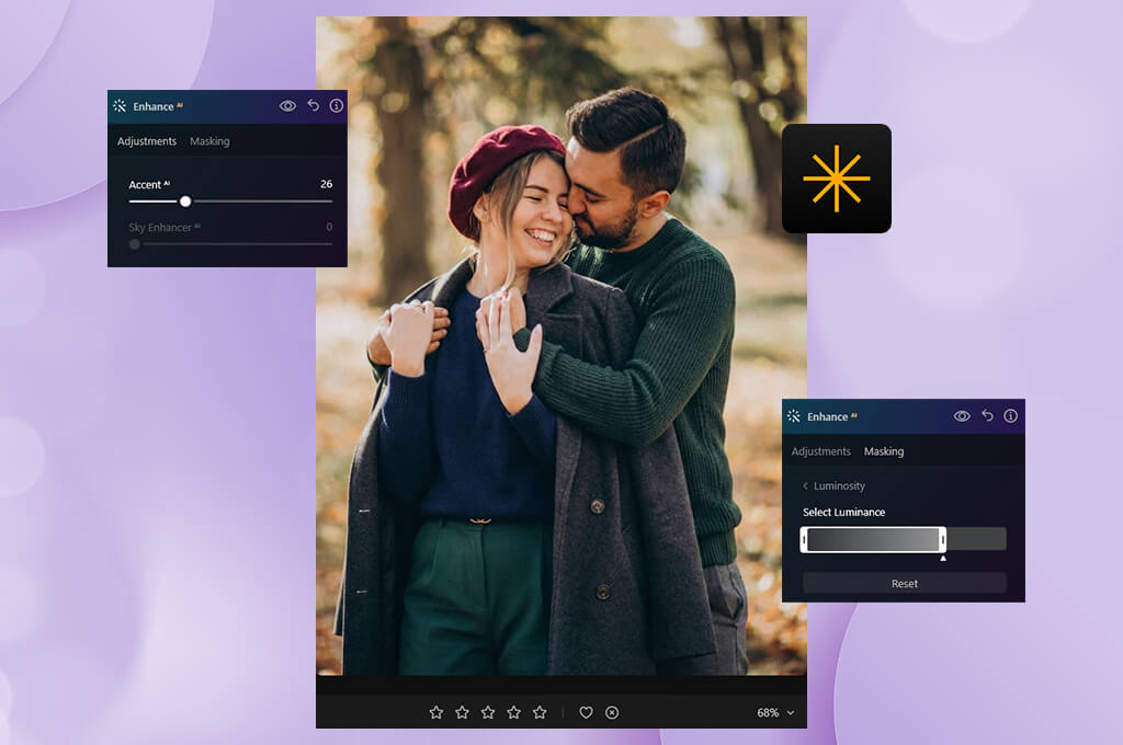 luminar enhancing