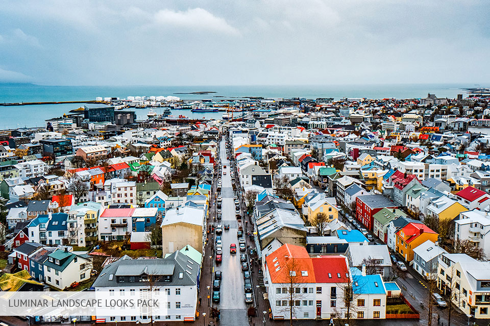 يبدو المشهد luminar حزمة