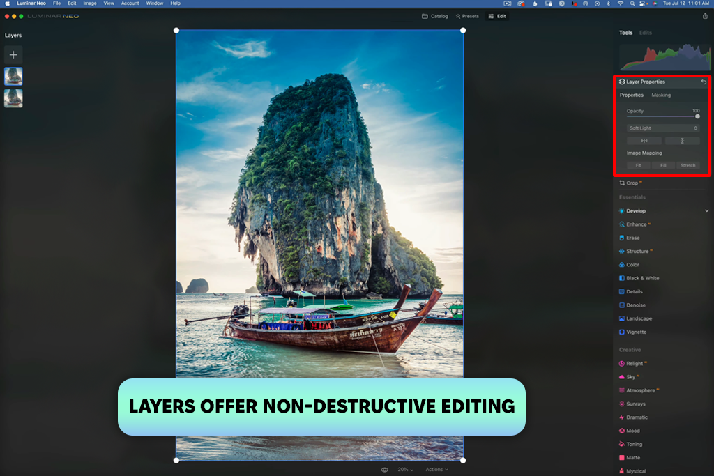 luminar layers