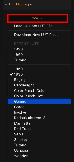 luminar luts review more options
