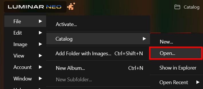 luminar luts review photo open