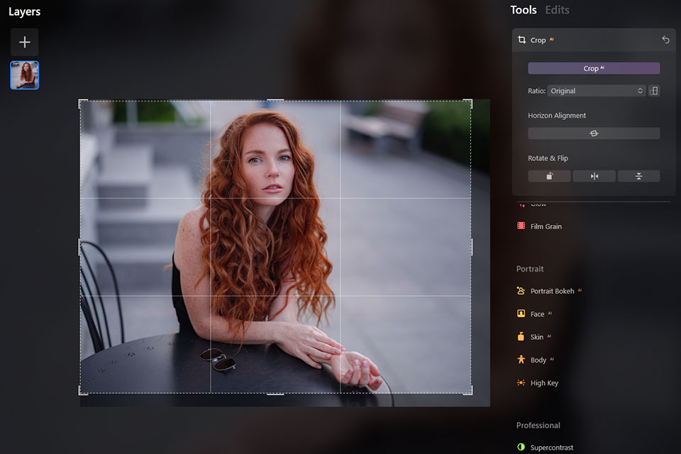 luminar neo feature standard adjustments