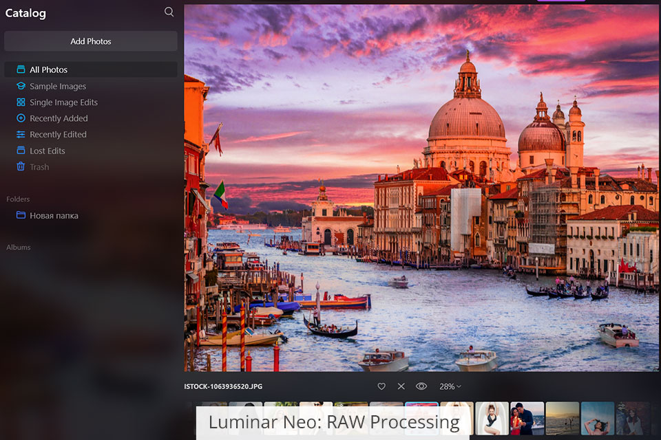 luminar neo raw processing