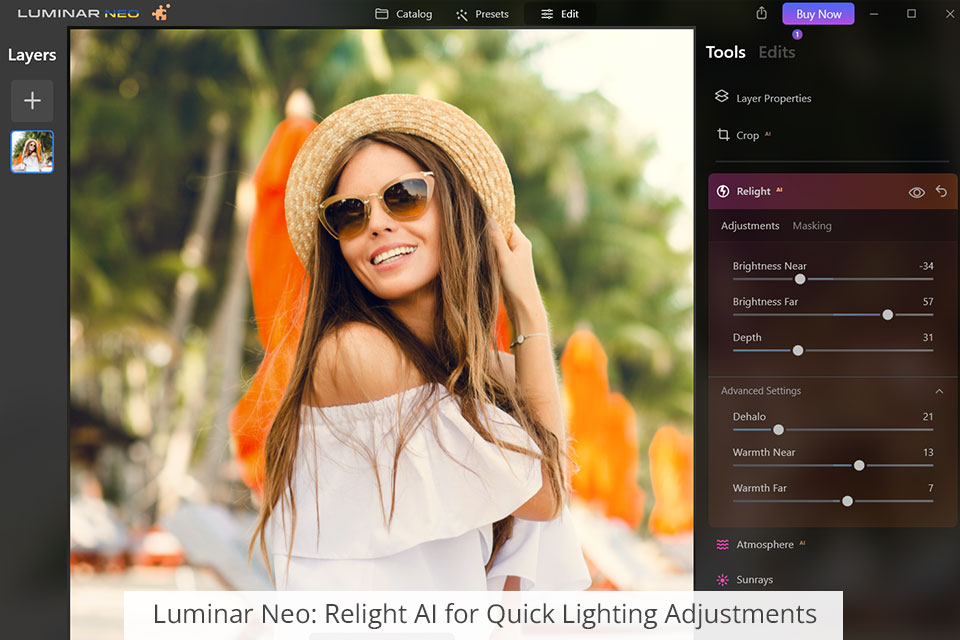 luminar neo relight ai