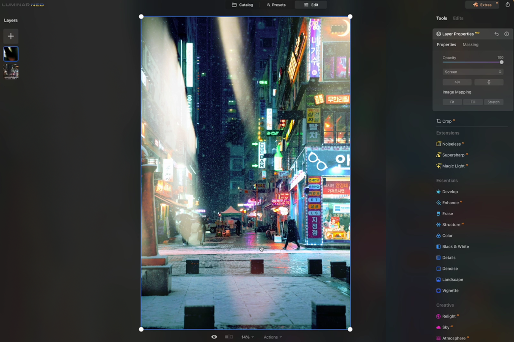 luminar overlays
