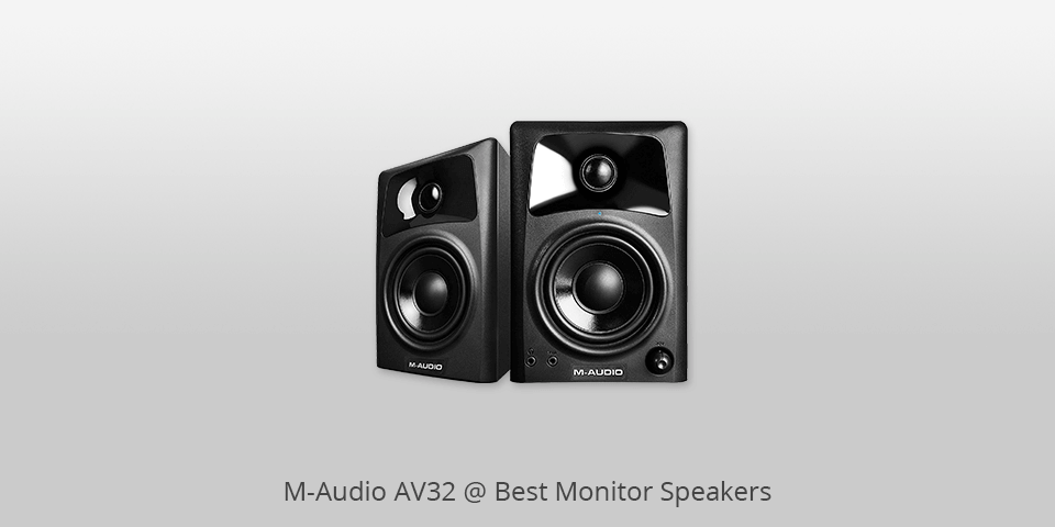 m-audio av32 monitor speakers