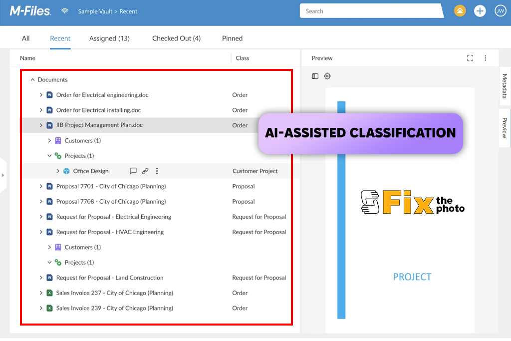 m-files interface