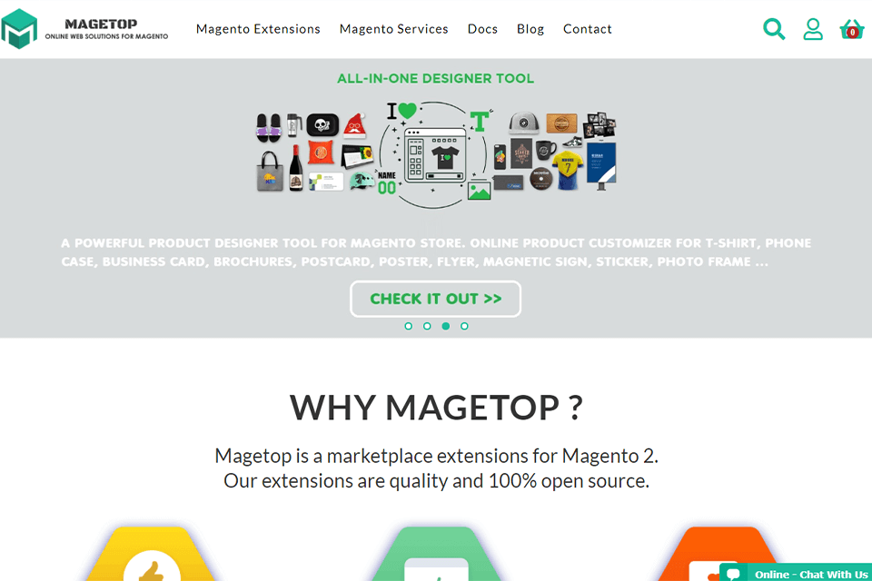 magatop magento extension provider interface