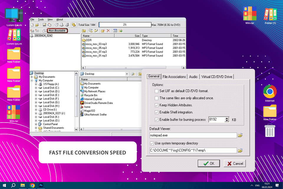 magic iso maker interface