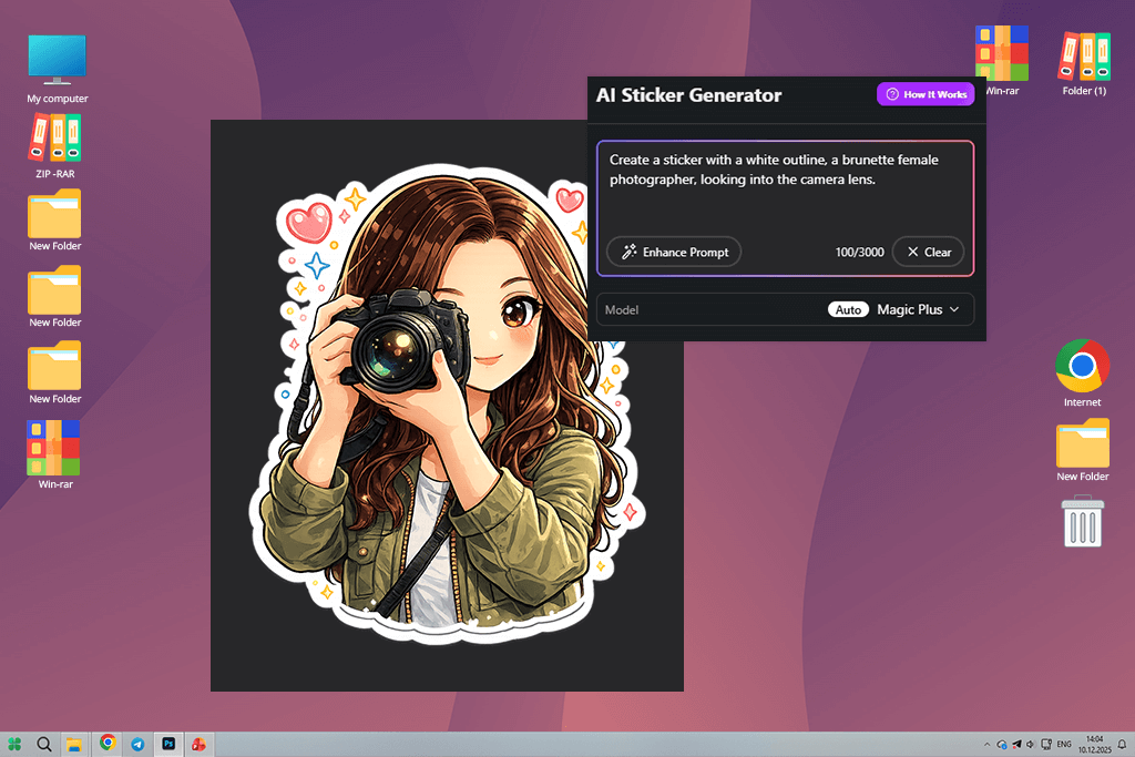 magicshot ai sticker generator