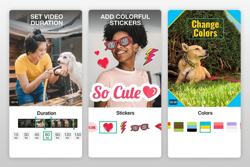 magisto tik tok video editing app interface