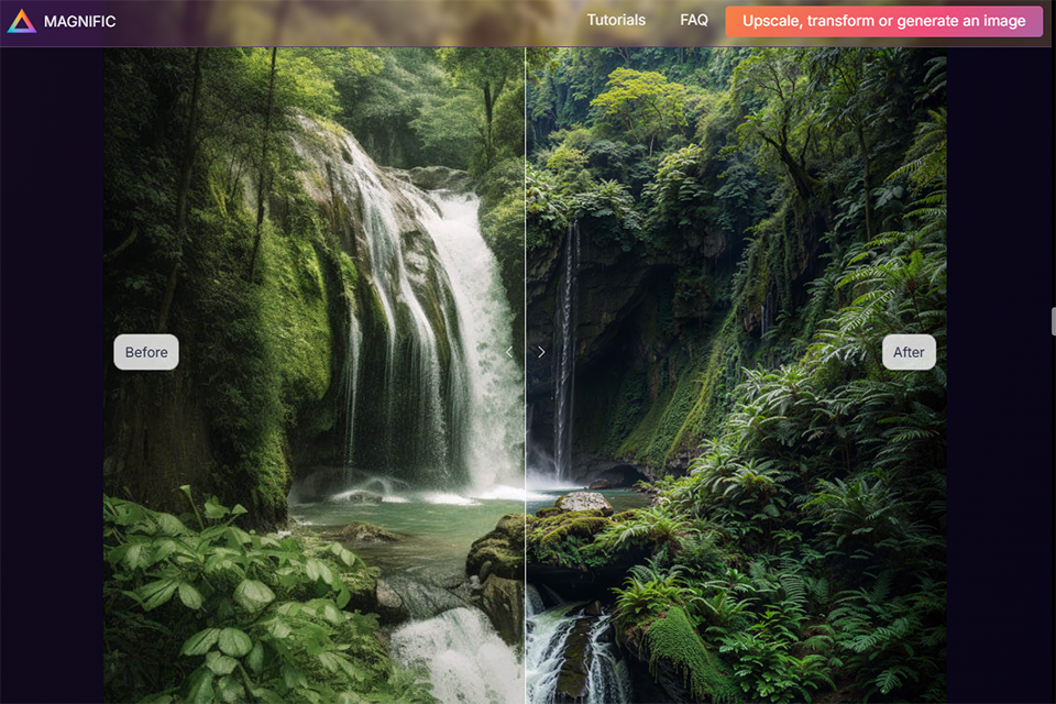 magnific ai ai image upscaler