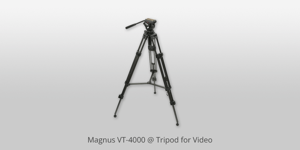 magnus vt4000 video tripod