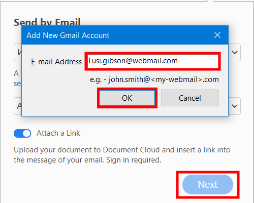 mail merge pdf with adobe acrobat email address