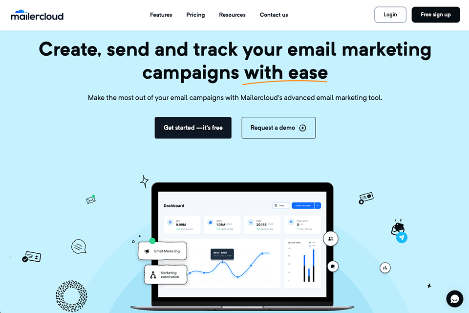 mailercloud email marketing software