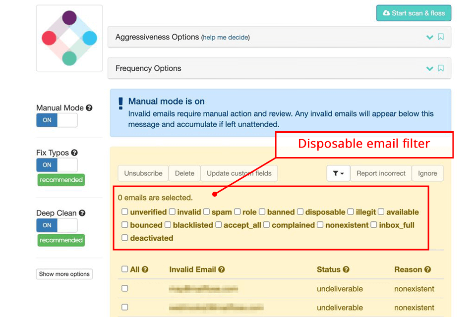 mailfloss feature