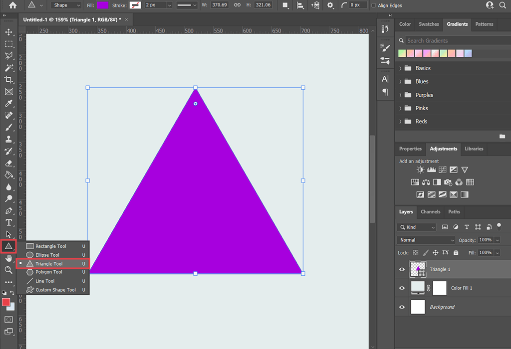 FREE)Triangle Shapes for Photoshop - Photoshop Supply