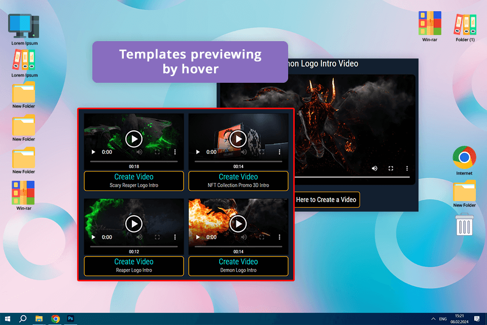 make web video gaming intro maker