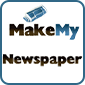 Makemynewspaper Newspaper Design Software Logo 