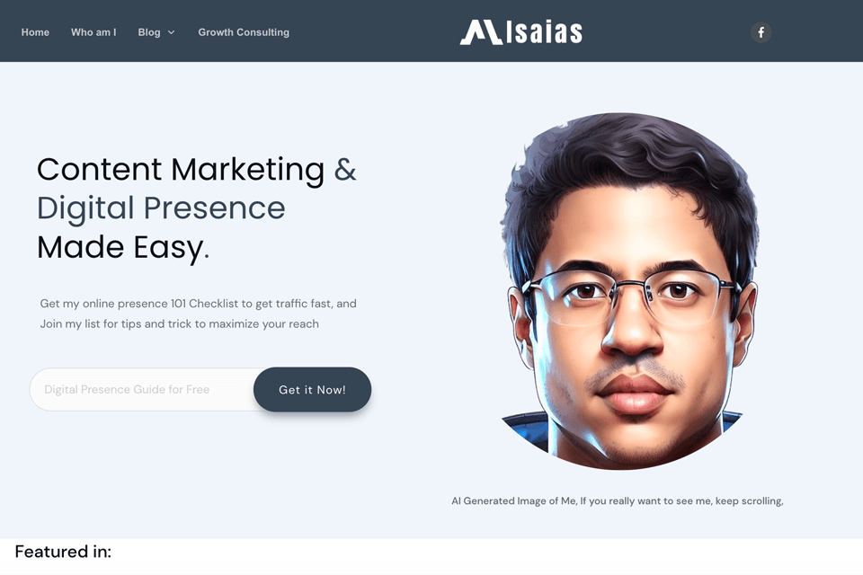 marcos isaias official website