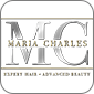 maria charles makeup artist website logo