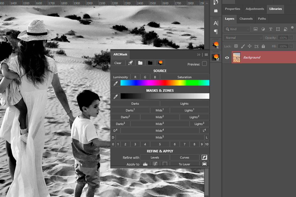 masks similar to lightroom