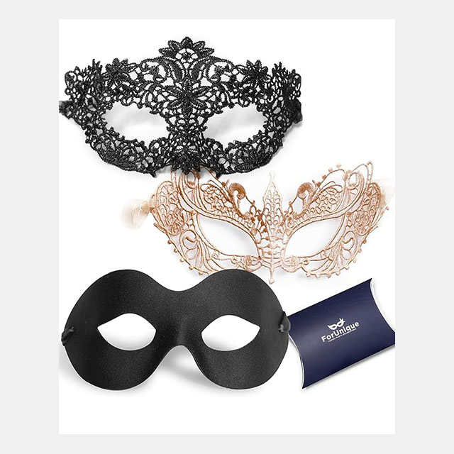 masks wedding photography props