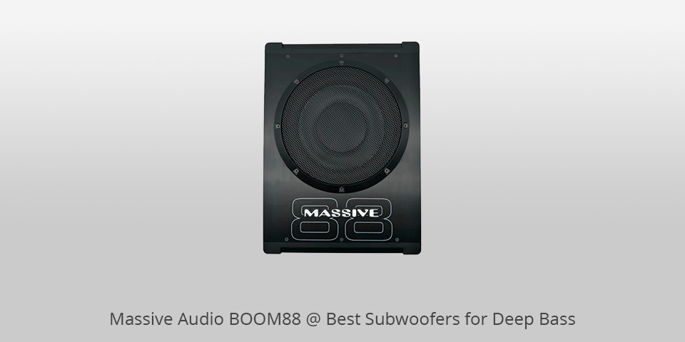 massive audio boom88 car subwoofers for deep bass