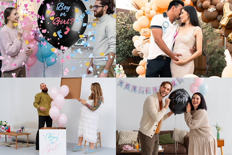 maternity photoshoot ideas gender reveal