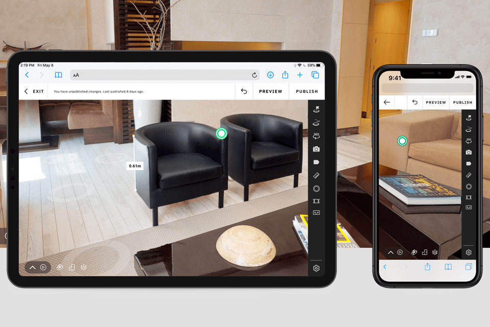 matterport interface