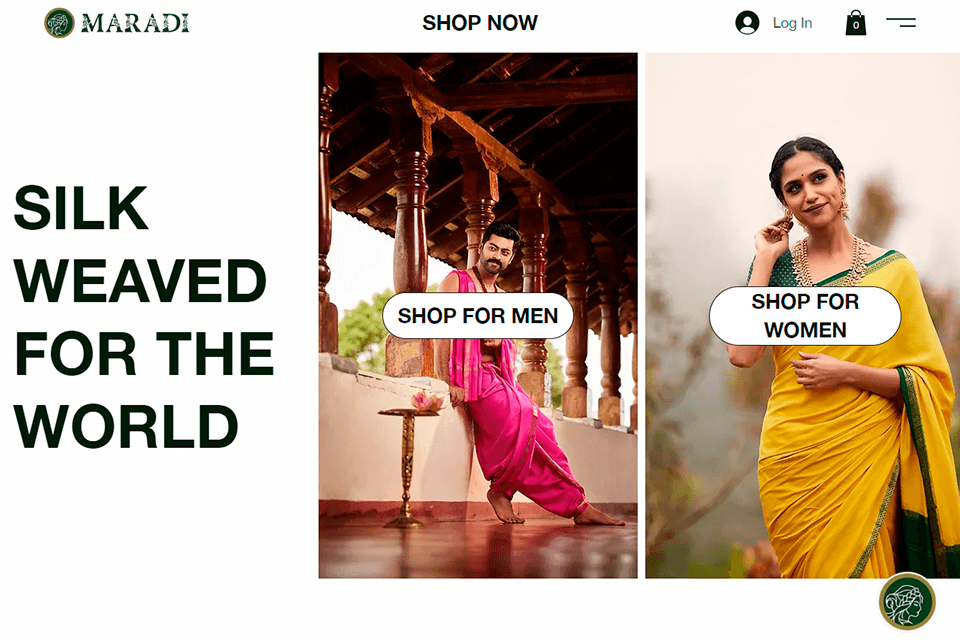 maveristic web design services example