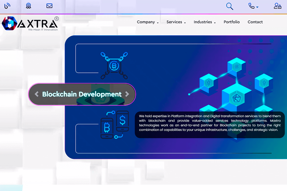 maxtra technologies interface