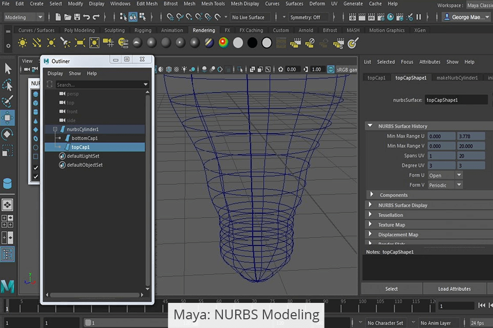 maya nurbs modeling